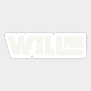 Willne Merch Willne Logo Sticker